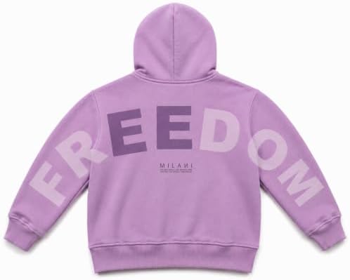 MILANI Freedom Heavyweight Kids Hoodie - Lavender Premium Cotton Pullover