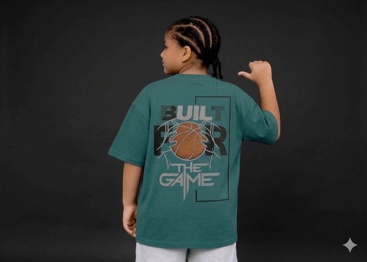 BUILT FOR THE GAME Kids Oversized T-Shirt – Premium Basketball Streetwear Tee - MILANI CLOTHINGBUILT FOR THE GAME Kids Oversized T-Shirt – Premium Basketball Streetwear TeeMILANI ClothingMILANI CLOTHINGMIL-07-220-GRN-0203kids2-3-years2-3-yearsBUILT FOR THE GAME Kids Oversized T-Shirt – Premium Basketball Streetwear Tee