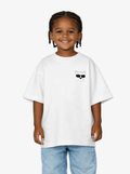 COOL KID Kids Oversized T-Shirt – White Heavyweight Cotton Graphic Streetwear Tee