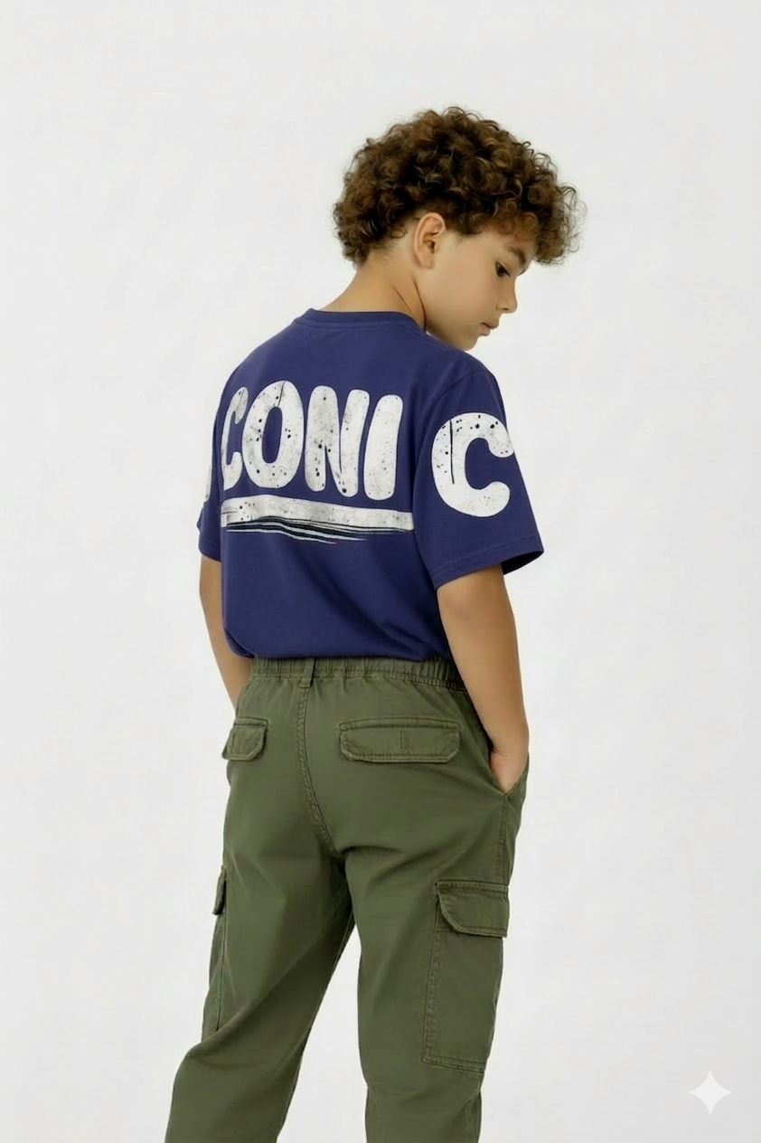 Premium quality comfortable oversized blue t-shirts MILAИI Clothing