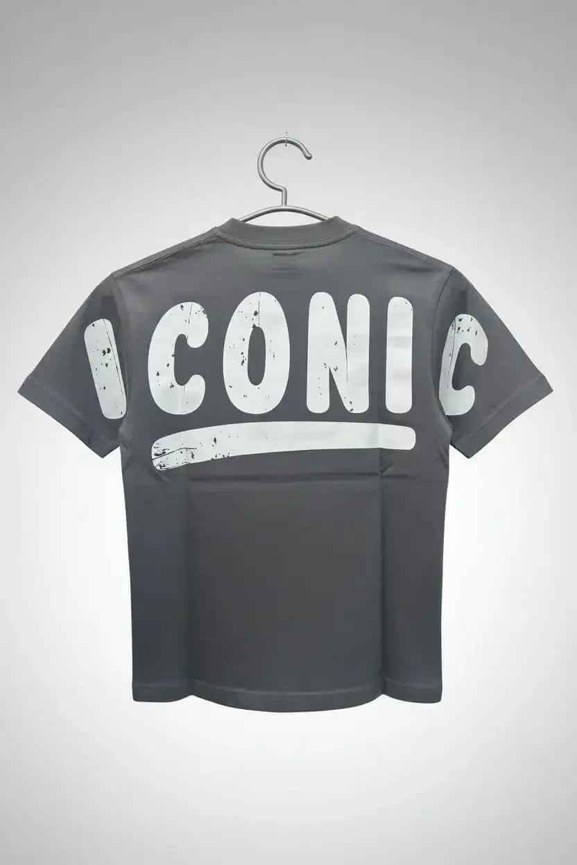 ICONIC Kids Oversized T-shirt – Grey T-Shirt