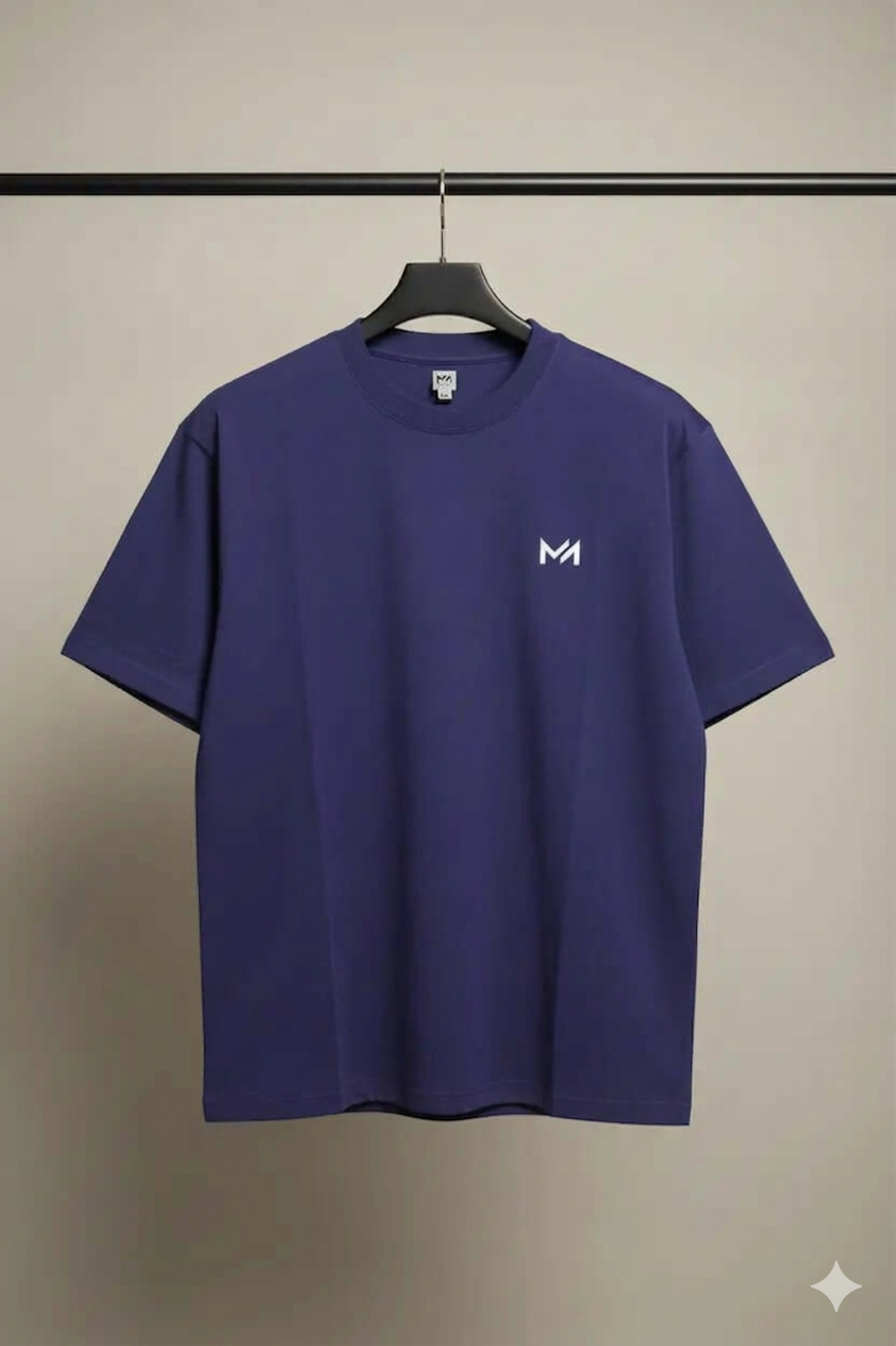 Premium quality comfortable oversized blue t-shirts MILAИI Clothing