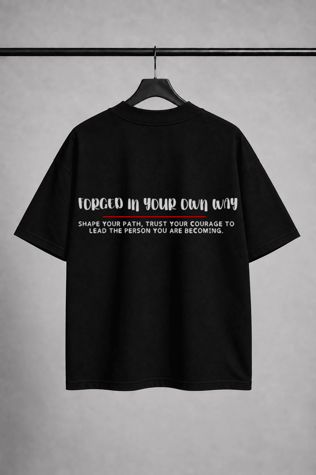 ORIGIN SELF FORGED Oversized Black T-Shirt - MILANI CLOTHINGORIGIN SELF FORGED Oversized Black T-ShirtKids T-ShirtsMILANI CLOTHINGMILANI CLOTHING2-3 yearsORIGIN SELF FORGED Oversized Black T-Shirt