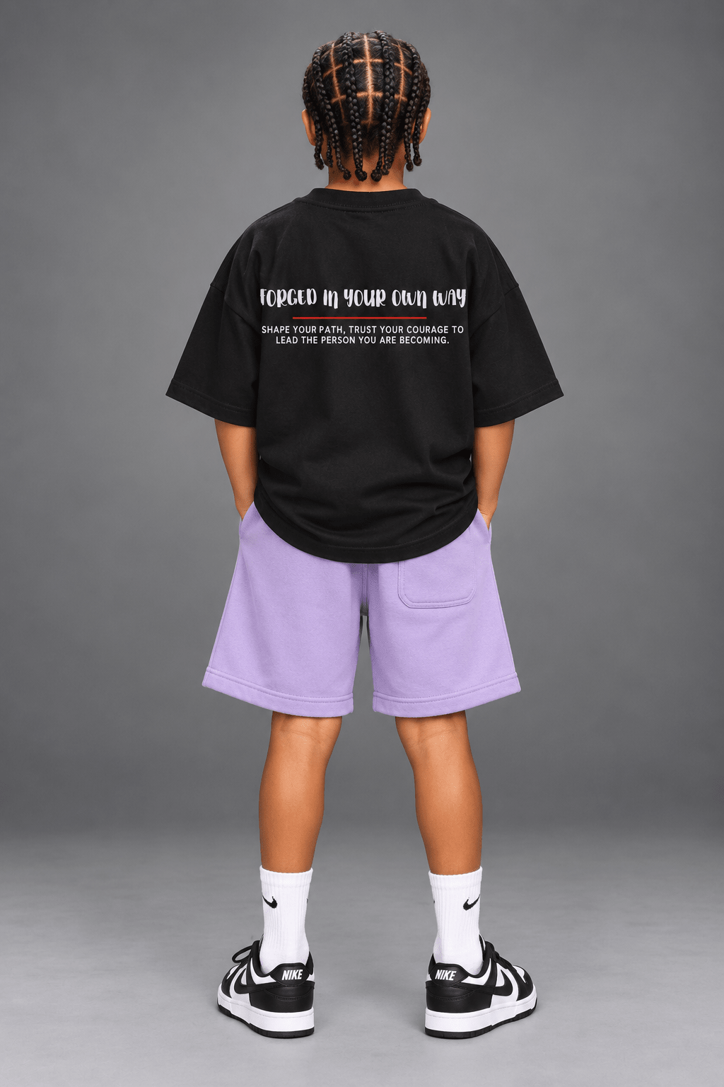 ORIGIN SELF FORGED Oversized Black T-Shirt - MILANI CLOTHINGORIGIN SELF FORGED Oversized Black T-ShirtKids T-ShirtsMILANI CLOTHINGMILANI CLOTHING2-3 yearsORIGIN SELF FORGED Oversized Black T-Shirt