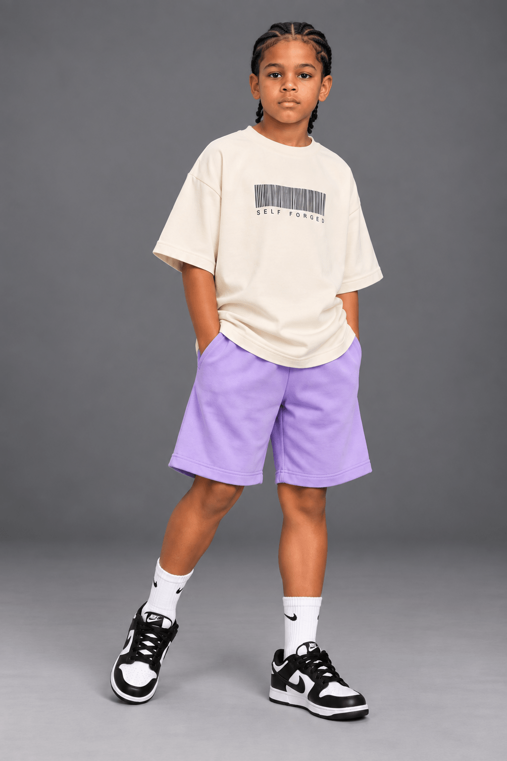 ORIGIN SELF FORGED Oversized Off-White T-Shirt - MILANI CLOTHINGORIGIN SELF FORGED Oversized Off-White T-ShirtKids Streetwear T-ShirtsMILANI CLOTHINGMILANI CLOTHING2-3 yearsORIGIN SELF FORGED Oversized Off-White T-Shirt