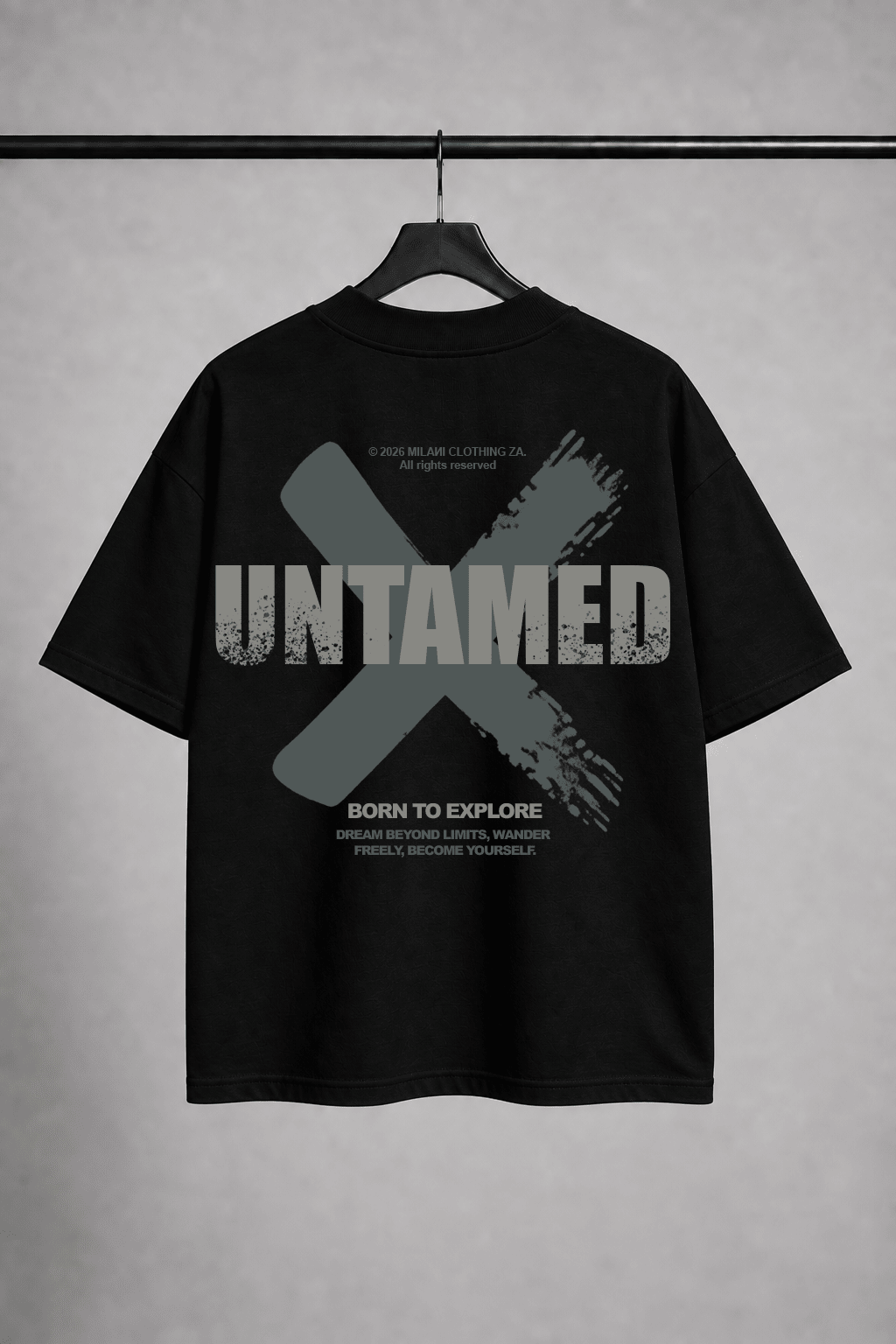 ORIGIN UNTAMED Oversized Black T-Shirt - MILANI CLOTHINGORIGIN UNTAMED Oversized Black T-ShirtKids Streetwear T-ShirtsMILANI CLOTHINGMILANI CLOTHING4-5 yearsORIGIN UNTAMED Oversized Black T-Shirt