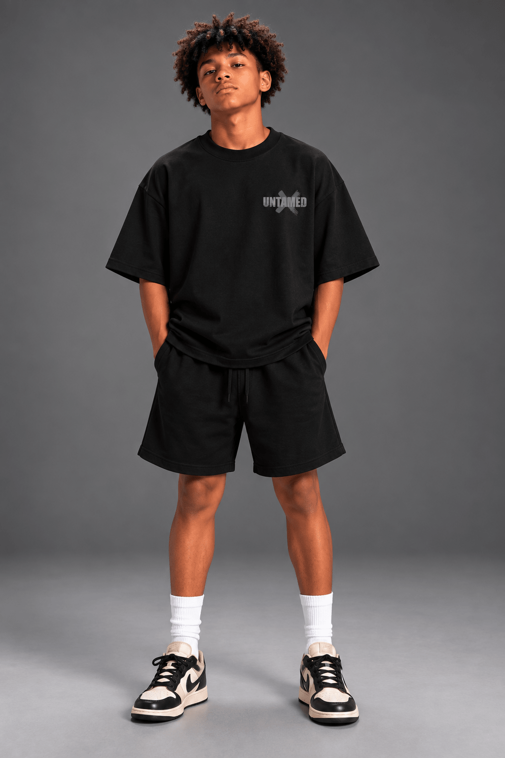 ORIGIN UNTAMED Oversized Black T-Shirt - MILANI CLOTHINGORIGIN UNTAMED Oversized Black T-ShirtKids Streetwear T-ShirtsMILANI CLOTHINGMILANI CLOTHING4-5 yearsORIGIN UNTAMED Oversized Black T-Shirt