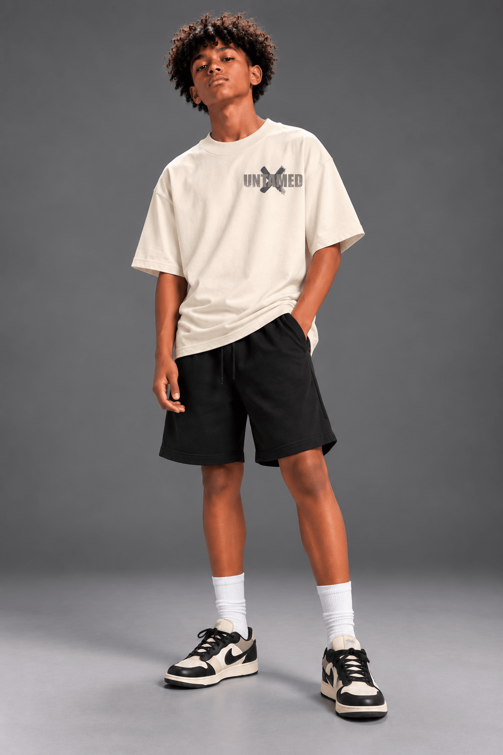 ORIGIN UNTAMED Oversized Off-White T-Shirt - MILANI CLOTHINGORIGIN UNTAMED Oversized Off-White T-ShirtKids Oversized Cotton T-ShirtsMILANI CLOTHINGMILANI CLOTHING4-5 yearsORIGIN UNTAMED Oversized Off-White T-Shirt