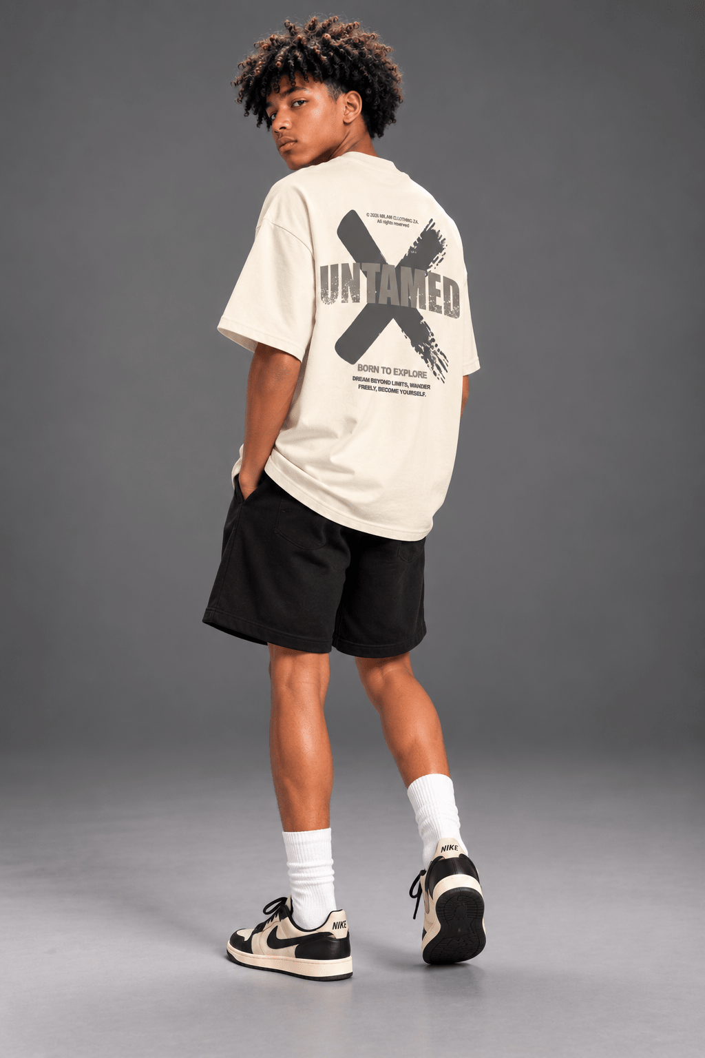 ORIGIN UNTAMED Oversized Off-White T-Shirt - MILANI CLOTHINGORIGIN UNTAMED Oversized Off-White T-ShirtKids Oversized Cotton T-ShirtsMILANI CLOTHINGMILANI CLOTHING4-5 yearsORIGIN UNTAMED Oversized Off-White T-Shirt