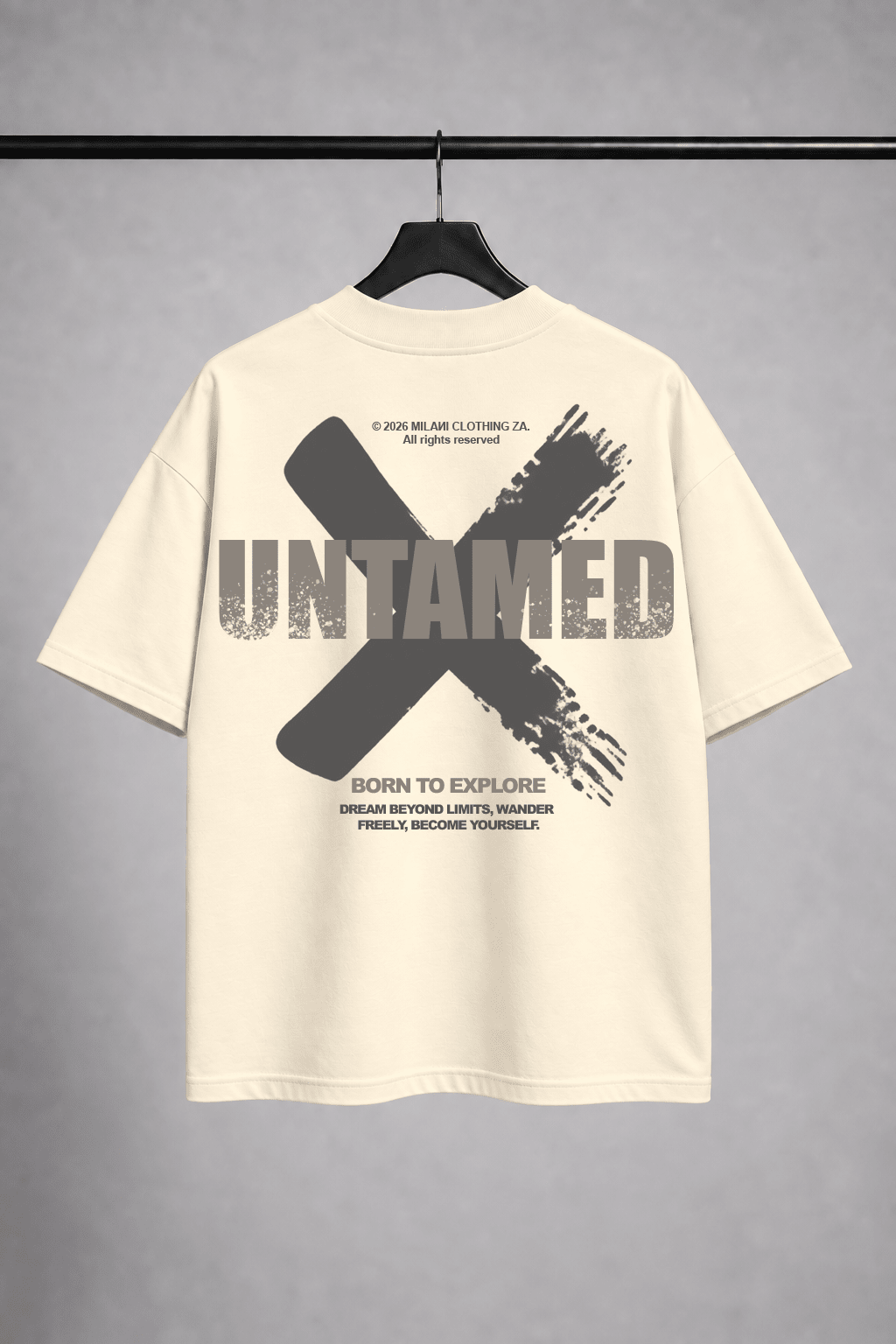 ORIGIN UNTAMED Oversized Off-White T-Shirt - MILANI CLOTHINGORIGIN UNTAMED Oversized Off-White T-ShirtKids Oversized Cotton T-ShirtsMILANI CLOTHINGMILANI CLOTHING4-5 yearsORIGIN UNTAMED Oversized Off-White T-Shirt