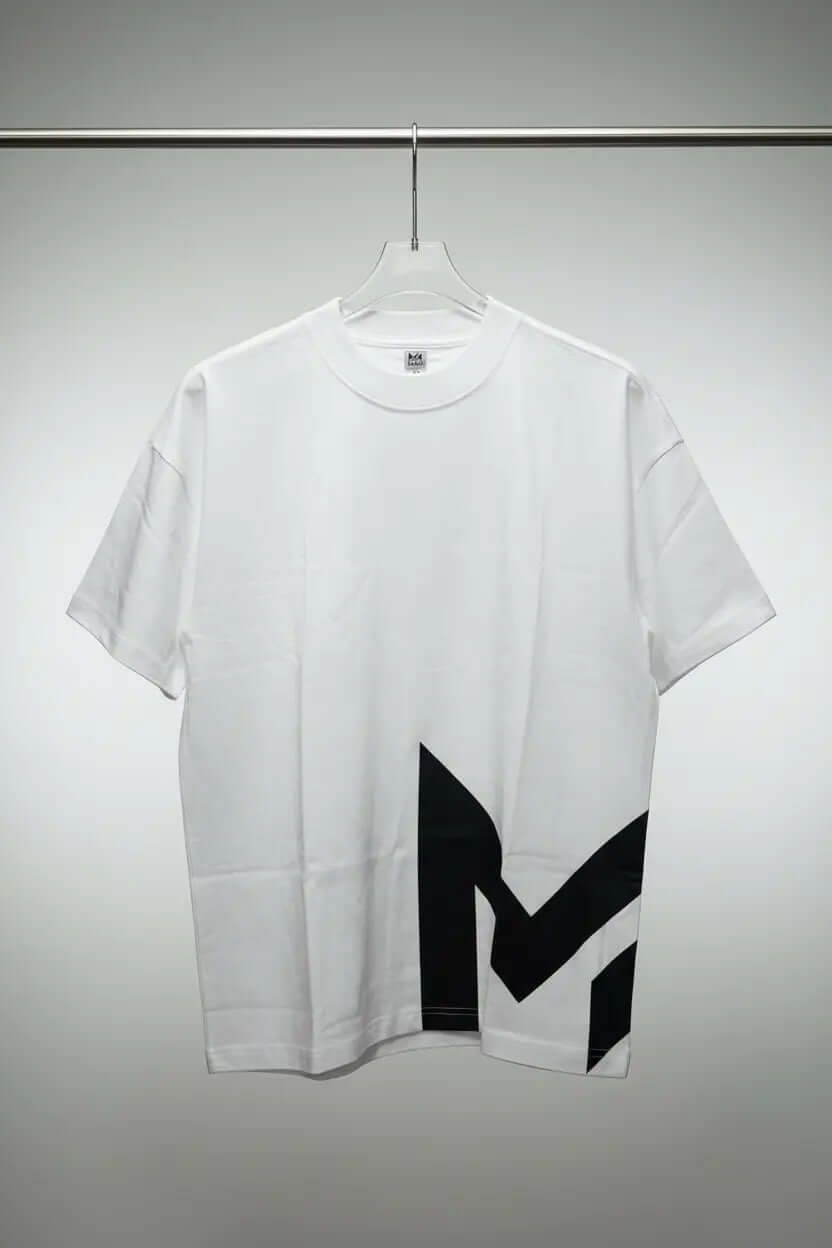 Quality Oversized drop shoulder  kids t-shirt white