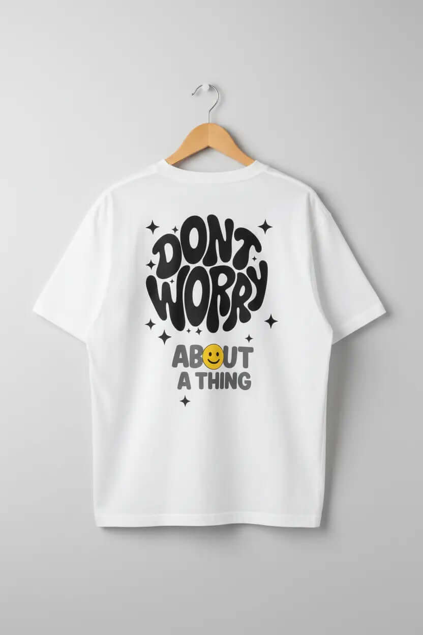 Premium Oversized drop shoulder heavyweight kids t-shirt white