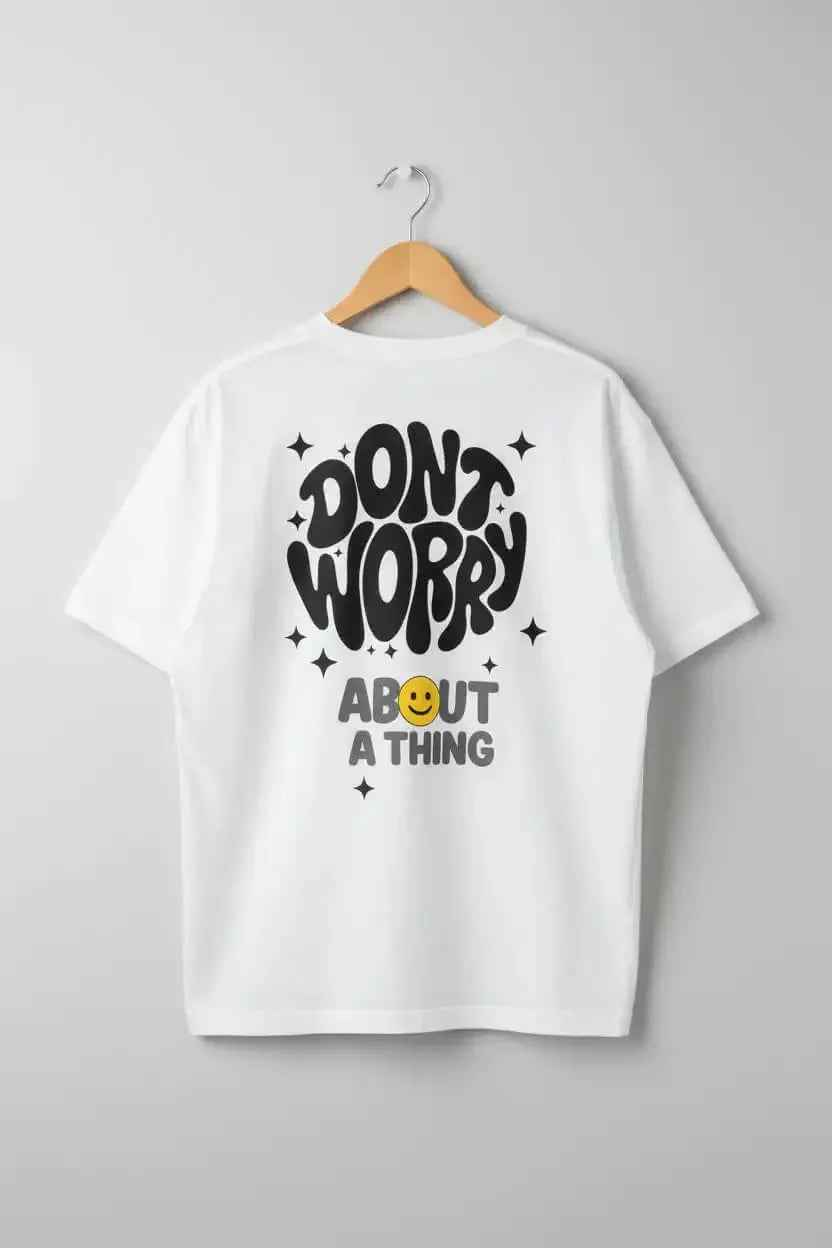Kids Oversized White T-Shirt